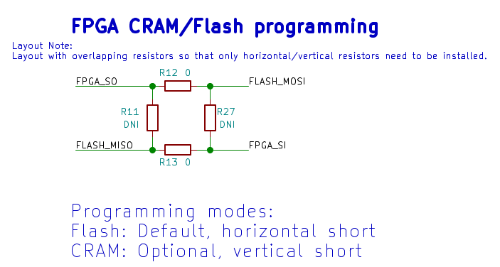 UPduino programming mode schematic