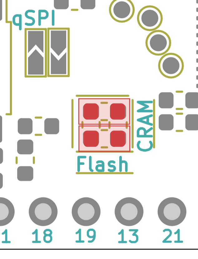 UPduino programming mode layout (FLASH)